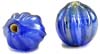 Kharbuja Blue Ab Bead - click here for large view